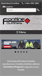 Mobile Screenshot of frontlineoutfitters.ca